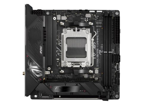 Asus | ROG STRIX B650E-I GAMING WIFI | Rodzina procesorów AMD | Gniazdo procesora AM5 | DDR5 DIMM | Gniazda pamięci 2 | Obsługiw