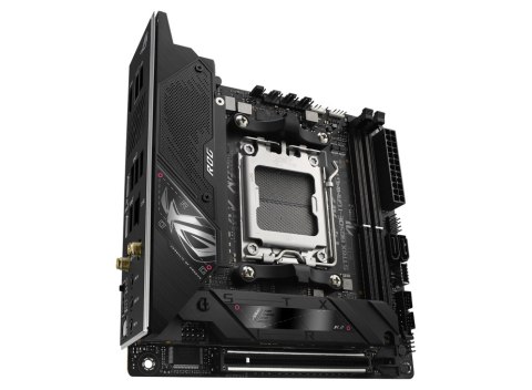 Asus | ROG STRIX B650E-I GAMING WIFI | Rodzina procesorów AMD | Gniazdo procesora AM5 | DDR5 DIMM | Gniazda pamięci 2 | Obsługiw