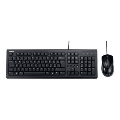 Asus U2000 | Zestaw klawiatura i mysz | Przewodowy | USA | Czarny