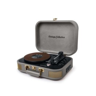 Muse | Szary | System stereo z gramofonem | MT-201 BTG | Port USB | Wejście AUX