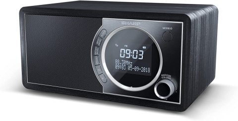 Radio cyfrowe Sharp DR-450(BK), FM/DAB/DAB+, Bluetooth 4.2, funkcja alarmu, Midnight Black | Sharp | Radio cyfrowe | DR-450(BK) 
