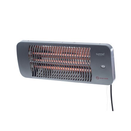 SUNRED | Grzejnik | LUG-2000W, Lugo Quartz Wall | Podczerwień | 2000 W | Liczba poziomów mocy | Odpowiedni do pomieszczeń do m² 