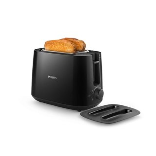 Philips | HD2582/90 | Toster| Moc 900 W | Liczba gniazd 2 | Materiał obudowy Plastik | Czarny