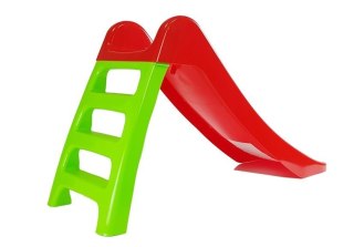 Zjeżdżalnia Ogrodowa dla Dzieci 3-Stopniowa Drabinka Czerwona 67cm 428