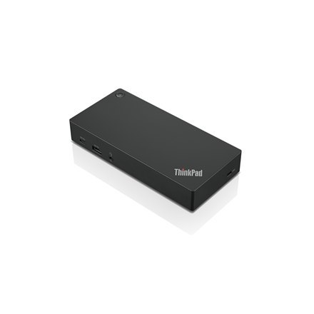 Lenovo | ThinkPad Universal USB-C Dock - EU | Stacja dokująca | Porty Ethernet LAN (RJ-45) w ilości 1 | Porty VGA (D-Sub) w iloś