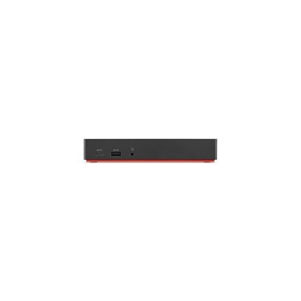 Lenovo | ThinkPad Universal USB-C Dock - EU | Stacja dokująca | Porty Ethernet LAN (RJ-45) w ilości 1 | Porty VGA (D-Sub) w iloś