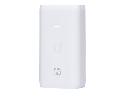 Ubiquiti | Injector PoE z obsługą 802.3af | U-POE-af | Porty Ethernet LAN (RJ-45) 1