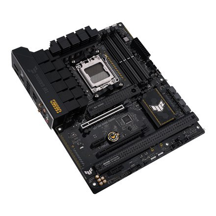 Asus | TUF GAMING B650-PLUS WIFI | Rodzina procesorów AMD | Gniazdo procesora AM5 | DDR5 DIMM | Gniazda pamięci 4 | Obsługiwane 