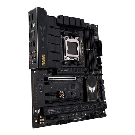 Asus | TUF GAMING B650-PLUS WIFI | Rodzina procesorów AMD | Gniazdo procesora AM5 | DDR5 DIMM | Gniazda pamięci 4 | Obsługiwane 