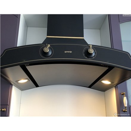 Gorenje | Okap | DK63MCLB | Klasa efektywności energetycznej D | Przyścienny | Szerokość 60 cm | 621 m³/h | Sterowanie mechanicz