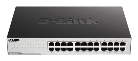 D-Link | 24-portowy przełącznik Gigabit Easy Desktop | GO-SW-24G | Niezarządzany | Desktop/Montowalny na stojaku | 24 miesiące