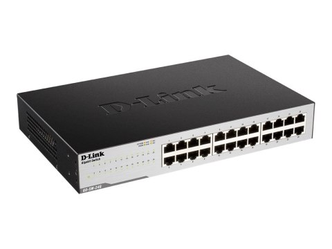 D-Link | 24-portowy przełącznik Gigabit Easy Desktop | GO-SW-24G | Niezarządzany | Desktop/Montowalny na stojaku | 24 miesiące