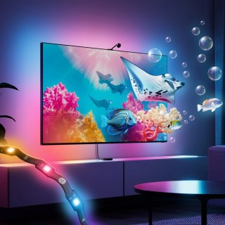 Nanoleaf 4D V2 TV Screen Mirror + Light Strips Kit (for TV & Monitor up to 65'')|24 W|Multicolor RGB