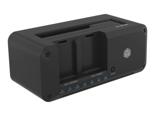 Icy Box IB-2924MSCL-C31 Clone and DockingStation for 1x 2.5"/3.5" to 1x M.2 NVMe or M.2 to M.2, access 3 drives as Docking, Host