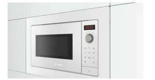 Bosch Kuchenka mikrofalowa | BFL623MW3 | Do zabudowy | 20 L | 800 W | Konwekcja | Biały