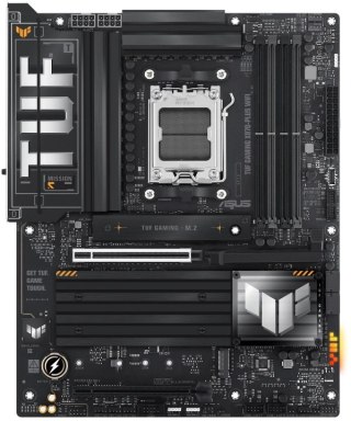 Asus Rodzina procesorów AMD | Gniazdo procesora AM5 | DDR5 DIMM | Gniazda pamięci 4 | Obsługiwane interfejsy dysków twardych SAT