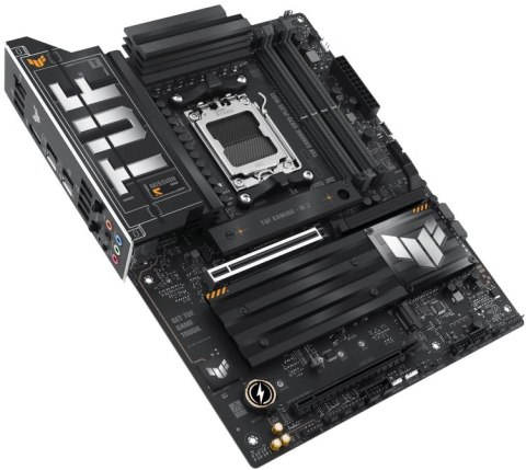 Asus Rodzina procesorów AMD | Gniazdo procesora AM5 | DDR5 DIMM | Gniazda pamięci 4 | Obsługiwane interfejsy dysków twardych SAT