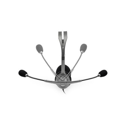 Logitech | Stereofoniczny zestaw słuchawkowy | H111 | Wbudowany mikrofon | 3,5 mm | Szary