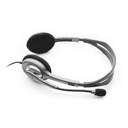 Logitech | Stereofoniczny zestaw słuchawkowy | H111 | Wbudowany mikrofon | 3,5 mm | Szary