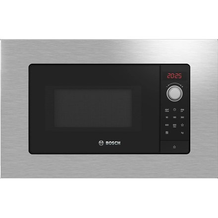 Bosch | BFL623MS3 | Kuchenka mikrofalowa | Do zabudowy | 20 L | 800 W | Stal nierdzewna