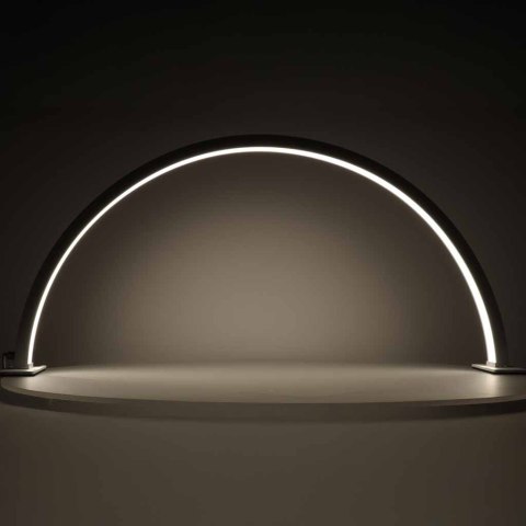 Lampa kosmetyczna LED bezcieniowa biurkowa do manicure paznokci łuk czarna