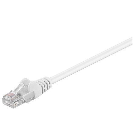 Goobay | CAT 5e | Kabel krosowy | Skrętka nieekranowana (UTP) | Męski | RJ-45 | Męski | RJ-45 | Biały | 7 m