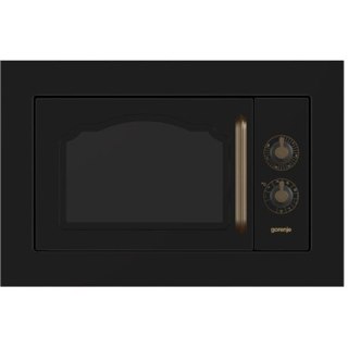 Gorenje | BM235CLB | Kuchenka mikrofalowa z grillem | Do zabudowy | 23 L | 800 W | Grill | Czarny