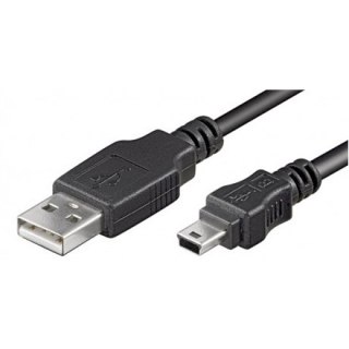 Kabel USB Logilink | Męski | Mini-USB Typ B | Męski | Czarny | 4 pin USB Typ A | 1,8 m