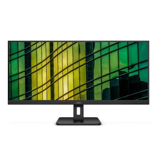 AOC | Monitor | U34E2M | 34 " | VA | WQHD | 21:9 | 100 Hz | 4 ms | 3440 x 1440 | 300 cd/m² | Porty HDMI w liczbie 2 | Czarny