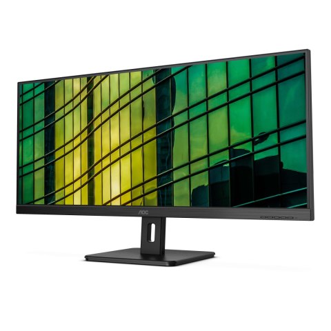 AOC | Monitor | U34E2M | 34 " | VA | WQHD | 21:9 | 100 Hz | 4 ms | 3440 x 1440 | 300 cd/m² | Porty HDMI w liczbie 2 | Czarny