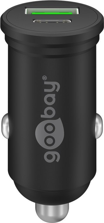Goobay 61739 Podwójna ładowarka samochodowa USB-C PD, 45 W