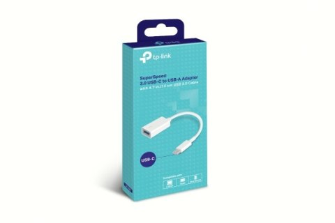 Adapter TP-LINK UC400 (Micro USB typu C M - USB 3.0 F; kolor biały)