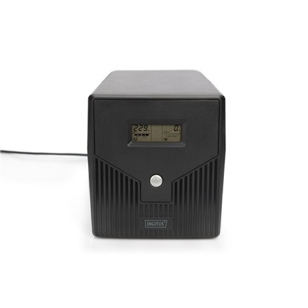 Digitus | Line-Interactive UPS | Line-Interactive UPS DN-170074, 1000VA, 600W, 2x akumulator 12V/7Ah, 4x gniazdo CEE 7/7, 2x RJ4