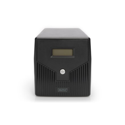 Digitus | Line-Interactive UPS | Line-Interactive UPS DN-170074, 1000VA, 600W, 2x akumulator 12V/7Ah, 4x gniazdo CEE 7/7, 2x RJ4