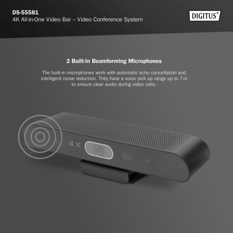 4K All-in-One Video Bar - system wideokonferencyjny | DS-55581
