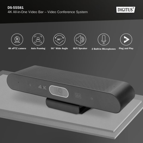4K All-in-One Video Bar - system wideokonferencyjny | DS-55581