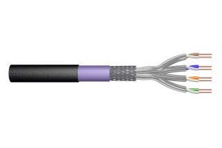 Digitus CAT 7 | Kabel masowy | SFTP, PiMF | Czarny | 100 m
