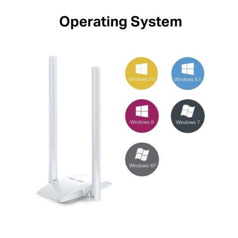 Mercusys | Karta sieciowa | IEEE 802.11b | IEEE 802.11g | IEEE 802.11n | USB 2.0