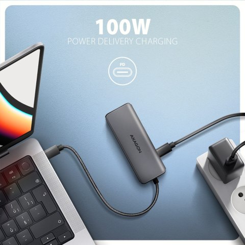 AXAGON 8K USB-C 5Gbps 5in1 8K Hub | HMC-5H