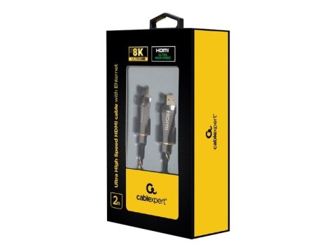 Cablexpert High speed HDMI Cable | CCBP-HDMI8K-2M | Black | HDMI - male | 2 m