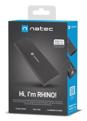 Genesis External HDD/SDD M.2 NVME Lite, USB-C 3.1 | Natec Rhino