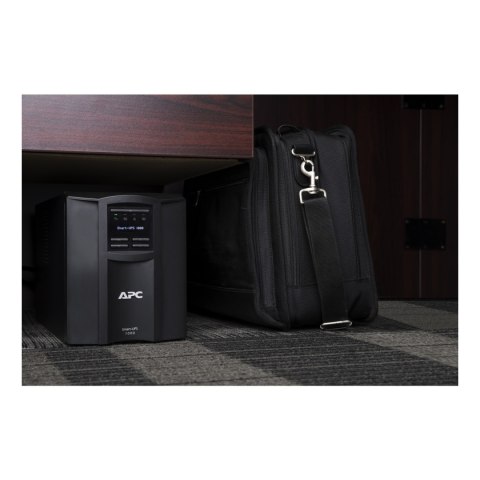 Schneider Electric APC Smart-UPS, Tower, 8x IEC C13 outlets, SmartConnect Port+SmartSlot, AVR, LCD | SMT1000IC | 1000 VA | 700 W