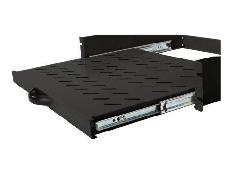 DIGITUS 2U extendib. shelf for cabinets from 450 mm depth