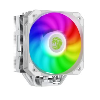 Gamemax Chłodzenie CPU SIGMA540 ARGB White — wentylator 120 mm, biały radiator, mocne odprowadzanie ciepła, kompatybilne z więks