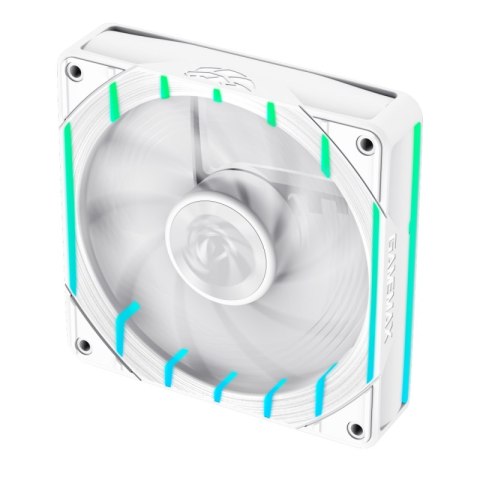 Gamemax Wentylator Obudowy TORNADO T12 ARGB-R 120 mm Biały