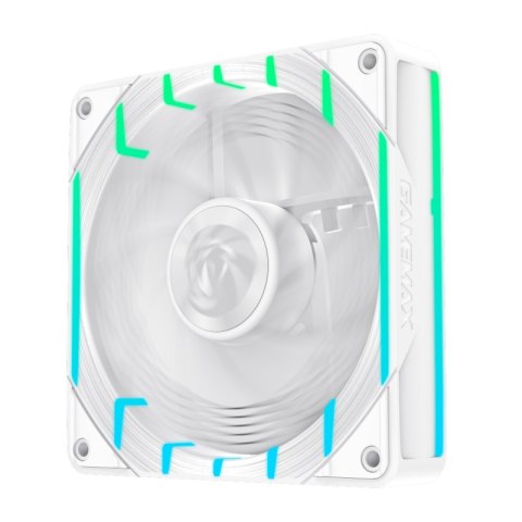 Gamemax Wentylator Obudowy TORNADO T12 ARGB-R 120 mm Biały
