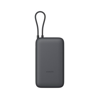 Power Bank Xiaomi 20000mAh z Wbudowanym Kablem, Kolor Ciemnoszary