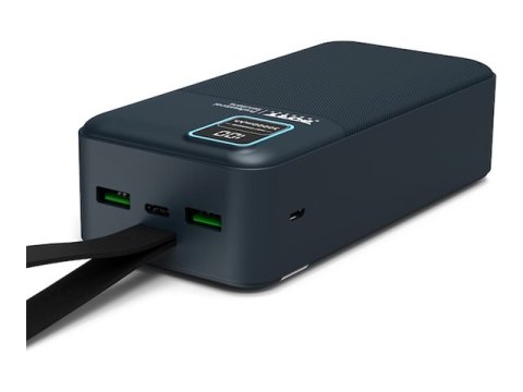 Powerbank PORT CONNECT 30 000 mAh z akumulatorem, idealny do ładowania urządzeń mobilnych na podróże i w każdej sytuacji.