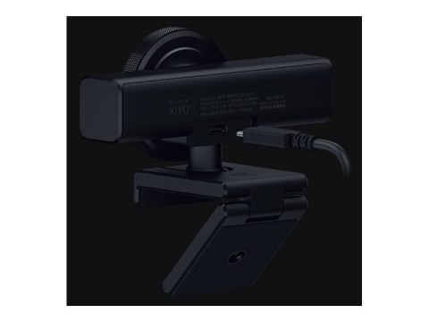 Razer | Webcam | Kiyo V2 | MJPEG up to 4K 30 FPS, 1080p 60 FPS, YUY2 up to 4K 15 FPS, 1080p 60 FPS, NV12 up to 4K 20 FPS, 1080p 
