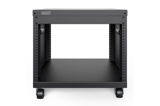 Uniwersalny 19-calowy Rack Serwerowy Digitus z Kółkami, 8U, Model DN-48000